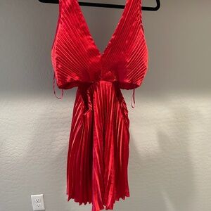Red dress
